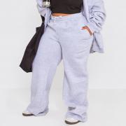 BD1344 Mid Waist Wide Leg Sweat Trouser French Terry Jogger Pants