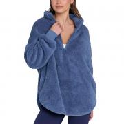DT1337 Custom Zip Sweatshirt Sherpa Fuzzy Fleece Cozy Pullover Tops
