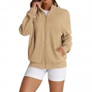 DT1336 Custom Full Zip Up Sweatshirt Casual Lightweight Jacket