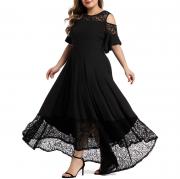D2005 Custom Lace Long Cocktail Formal Evening Summer Party Dress