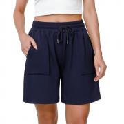 DB1103 Custom Cotton Drawstring Waist Sweat Shorts With Pockets