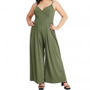 DJ1014 Custom Jumpsuits Rompers Curvy Elegant Wide Leg Outfits