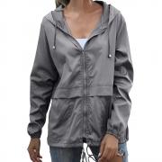 LJ09 Waterproof Raincoat Lightweight Jacket Hooded Windbreaker