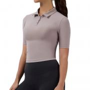 LT10 Custom Slim Fit Half Sleeve Cropped Polo Shirt