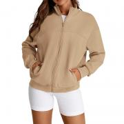 DT1336 Custom Full Zip up Sweatshirts Lightweight Jacket