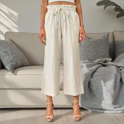 DB1033 Custom Lightweight Loose Wide Leg Jogger Pants for Ladies
