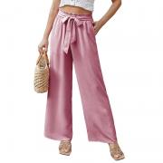DB1036 Custom Women Wide Leg Elegant Business Work Trousers
