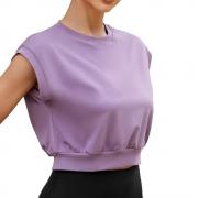 DT1365 Custom Workout Casual Summer Cap Sleeve Cropped Tank Tops