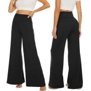 DB1096 Custom Women Wide Leg Workout High Waist Lounge Pants