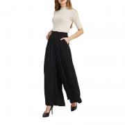 DB1006 Custom Elegant Wide Leg Office Long Palazzo Office Pants