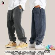 YB1131 Custom Man Heavyweight Vintage Washed Jogger Pants